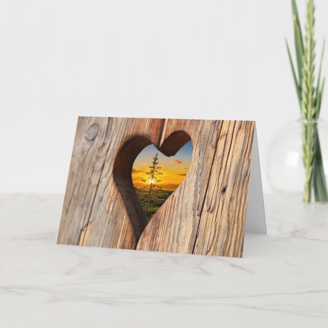 Tu es entrée dans ma carte d'anniversaire du coeur (Devant)