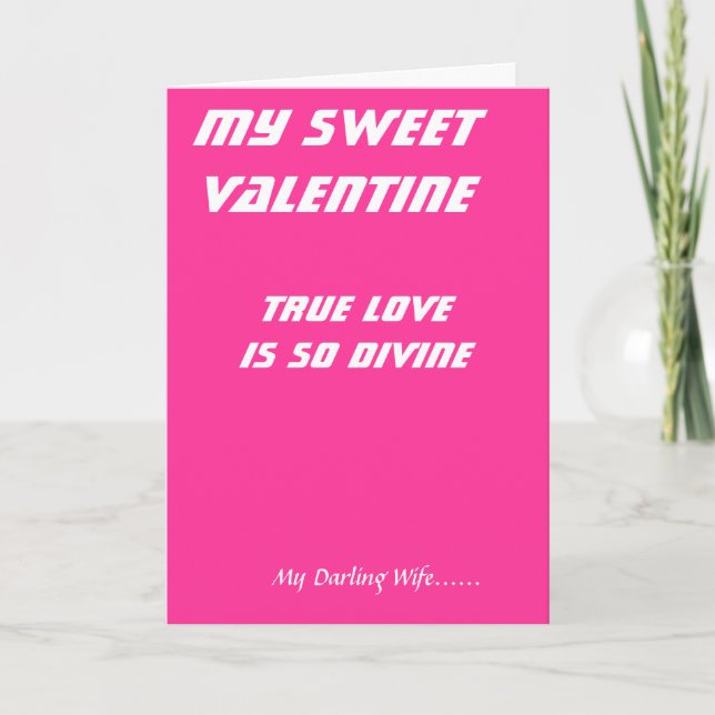 Tu es l'amour de mes cartes de valentines de vie (Devant)