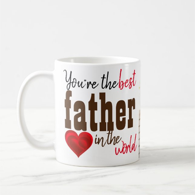Tu Es Le Meilleur Père Du Monde De La Mug (Gauche)