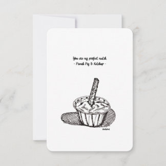 Tu Es Ma Correspondance Parfaite, Carte Plat