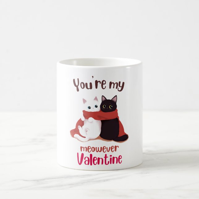 Tu es ma Meow Valentine Cat Mug (Centre)