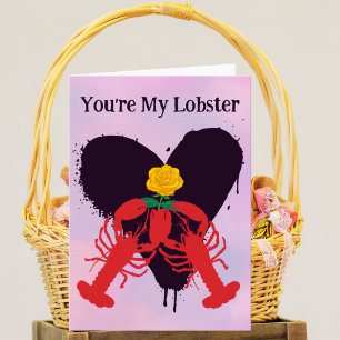 Tu es mon homard   Amour Amoureux Carte mari, femm