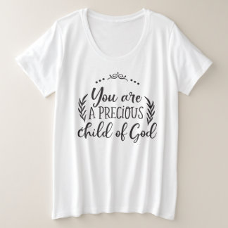 Tu Es Un Enfant Précieux De Dieu, T-shirt Femme