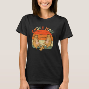 Tu Funny Overweight Chubby Chonk Cat Mama Meme T-Shirt
