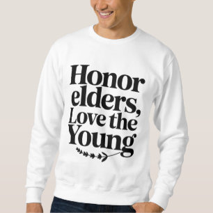 Tu heute etwas, das dir morgen hilft sweatshirt