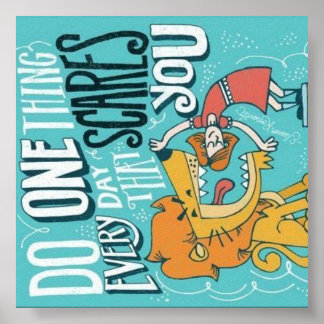 Tu jeden Tag eine Sache, die dich beim Poster inte