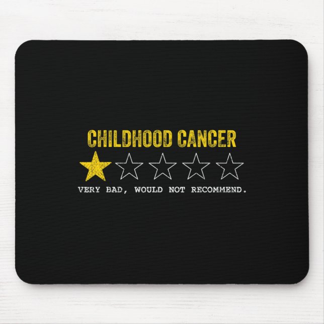 Tu Kinder Krebs Bewusstsein Monat Kostüm Band Mousepad (Vorne)