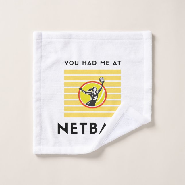 Tu m'as eu au netball (Gant de toilette)