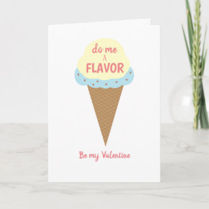 Tu mir einen Geschmack, sei mein Valentine, oh und Karte