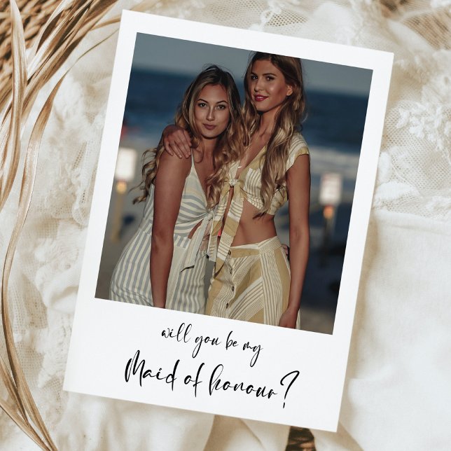 Tu seras ma servante carte photo d'honneur (Créateur téléchargé)