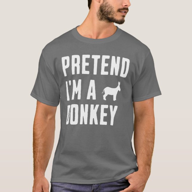 Tu so als Esel T-Shirt (Vorderseite)