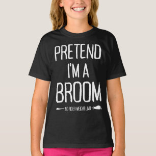 Tu so, als ob ein braunes letztes Minute-Lazy-Hall T-Shirt
