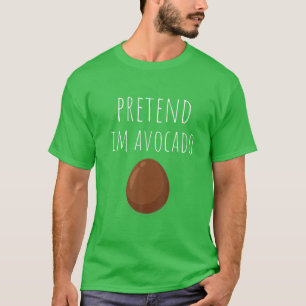 Tu so, als wäre an Avocado Funny Lazy Halloween T-Shirt