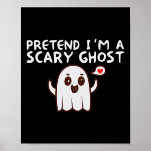 Tu so, als wäre ich ein Beängstigendes Halloween-K Poster