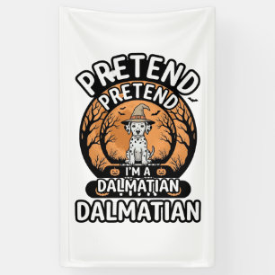 Tu so, als wäre ich ein dalmatinischer Halloween-H Banner