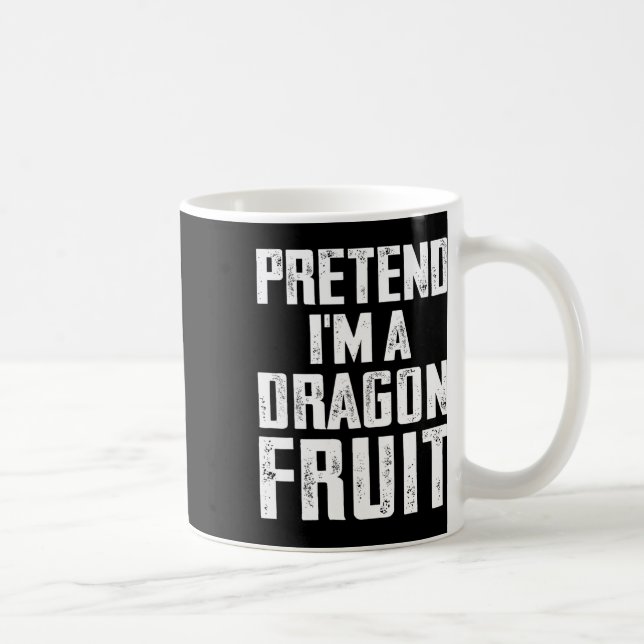 Tu so, als wäre ich ein Drache Fruchtkostüm Dragon Kaffeetasse (Rechts)