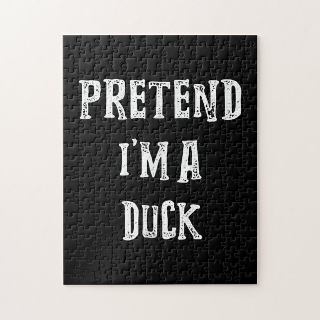 Tu so, als wäre ich ein Duck Halloween-Kostümpaare (Vertikal)