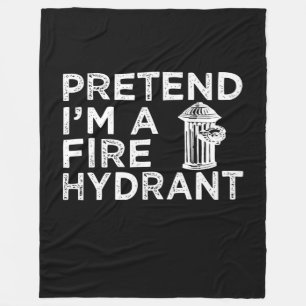 Tu so, als wäre ich ein Feuerwehrmittel Funny Fi Fleecedecke