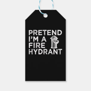 Tu so, als wäre ich ein Feuerwehrmittel Funny Fi Geschenkanhänger