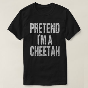 Tu so, als wäre ich ein Geparden-Party mit leichte T-Shirt
