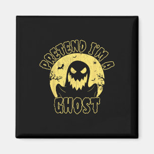 Tu so, als wäre ich ein Ghost-KostümHalloween Magnet