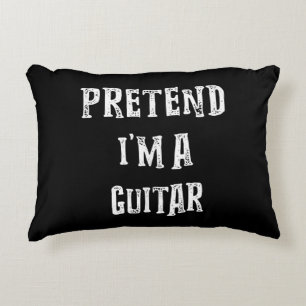 Tu so, als wäre ich ein Gitarrenkostümchen Dekokissen