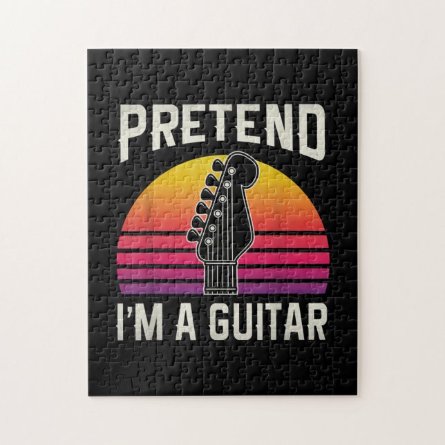 Tu so, als wäre ich ein Guitar Funny Costume Gesch (Vertikal)