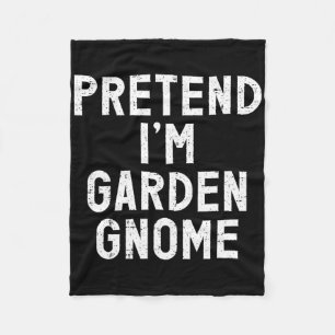 Tu so, als wäre ich ein Halloween-Gartenkostüm Fleecedecke