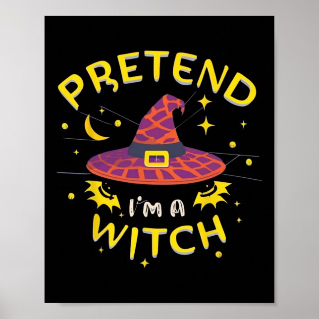 Tu so, als wäre ich ein Hexenghost-Kostüm Poster (Vorne)