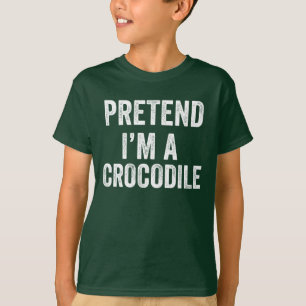 Tu so, als wäre ich ein Krokodil-lustiges Hallowee T-Shirt