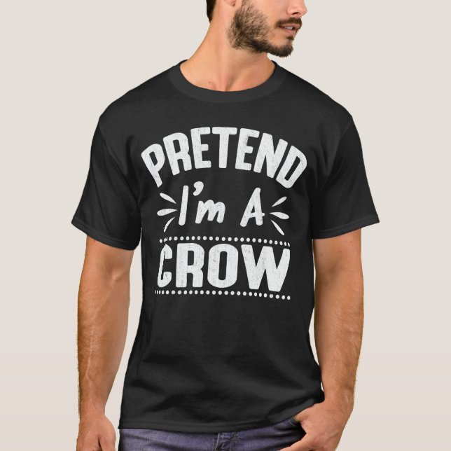 Tu so, als wäre ich ein lockeres Halloweenkostüm T-Shirt (Vorderseite)