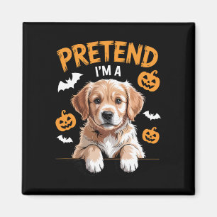 Tu so, als wäre ich ein lustiges Halloween-Kostüm  Magnet