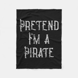 Tu so, als wäre ich ein Piratenarmseligen Hallowee Fleecedecke