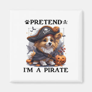Tu so, als wäre ich ein Piratenschüttler-Halloween Magnet