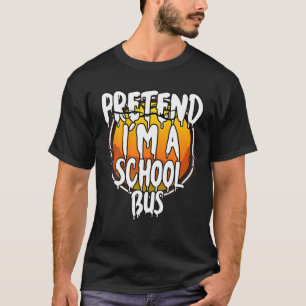 Tu so, als wäre ich ein Schulbus Funny Lazy Hallow T-Shirt