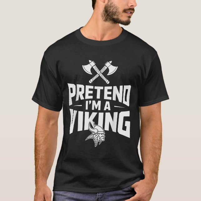 Tu so, als wäre ich ein sehenswertes Halloween-Kos T-Shirt (Vorderseite)