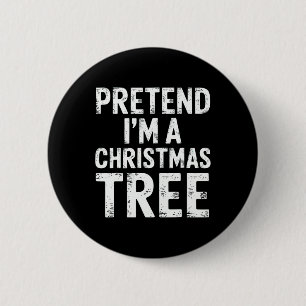 Tu so, als wäre ich ein Weihnachtsbaum Xmas Pajama Button