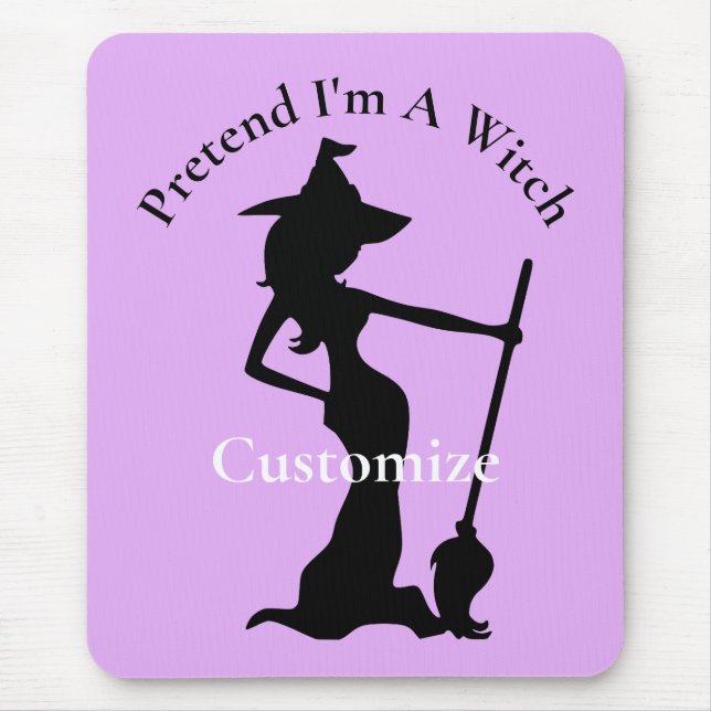 Tu so, als wäre ich eine Hexe Thunder_Cove Mousepad (Vorne)