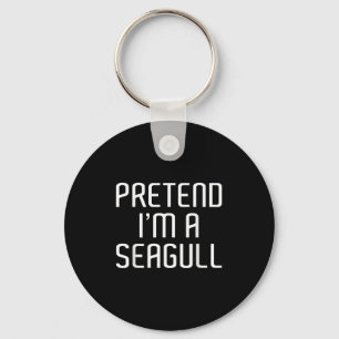 Tu so, als wäre ich eine Seagull Lazy Costume Fami Schlüsselanhänger