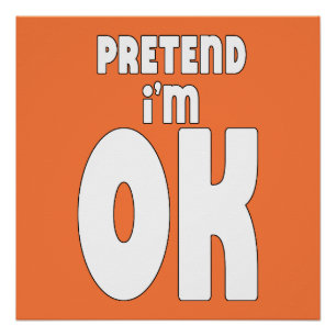 Tu so, als wäre ich okay poster
