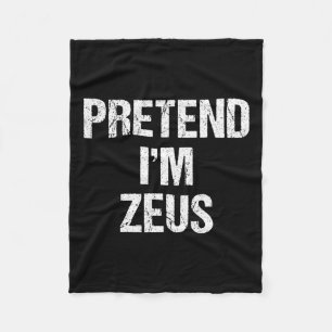Tu so, als wäre ich Zeus Kostüm Griechisches Gotte Fleecedecke