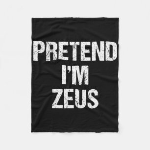 Tu so, als wäre ich Zeus Kostüm Griechisches Gotte Fleecedecke