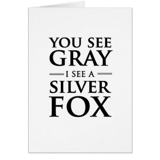 Tu vois Grey, je vois un renard argenté