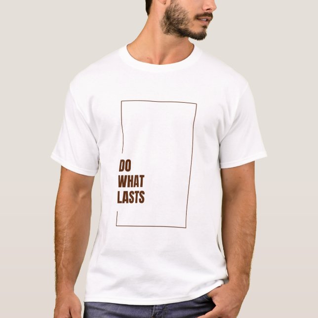 TU WAS BLEIBT T-Shirt (Vorderseite)
