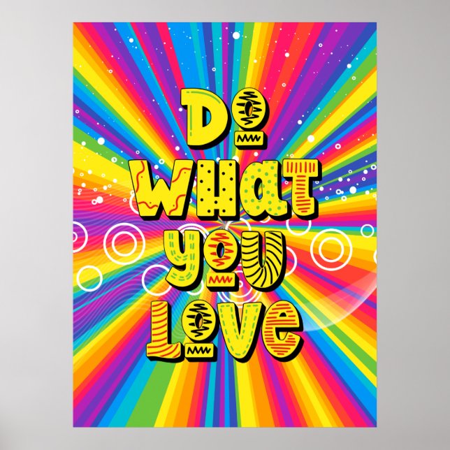 Tu, was du Liebe hast! Motivierend Poster (Vorne)