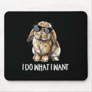 Tu, was ich Mini Holland Lop Bunny Rabbit Lover Ge Mousepad