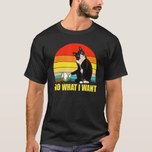 Tu, was ich Tuxedo Cat Coffee Cup Gewollt habe T-Shirt