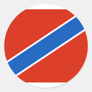 Tuapse (Krasnodar Krai), Russland-Flagge Runder Aufkleber