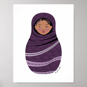 Tuareg-Matroschka-Plakat Poster