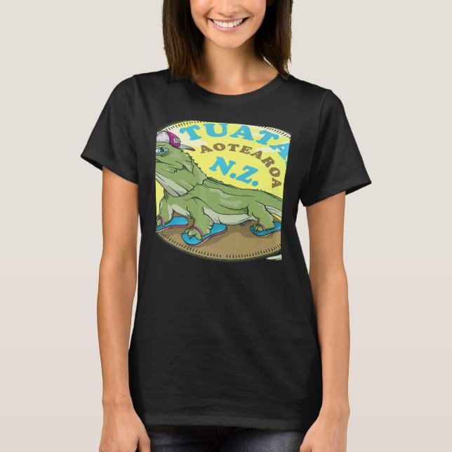 Tuatara New Zealand T-Shirt (Vorderseite)